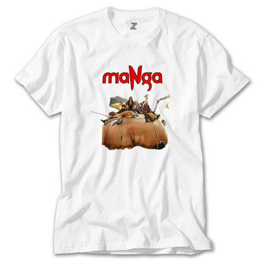 MaNga Antroposen Beyaz Tişört