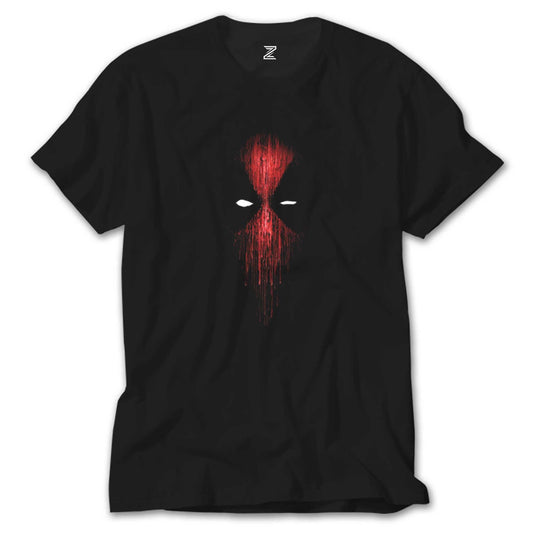 Deadpool Mask Siyah Tişört