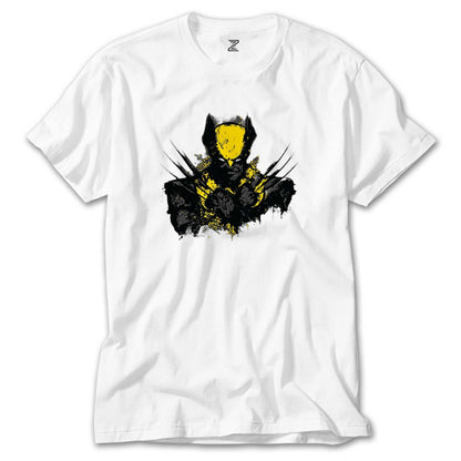 Wolverine Splash Beyaz Tişört