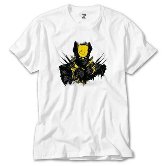 Wolverine Splash Beyaz Tişört