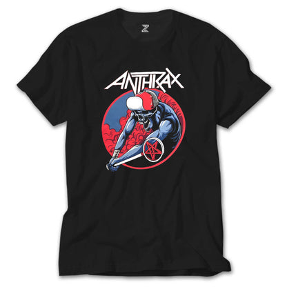 Anthrax Pentegram Siyah Tişört