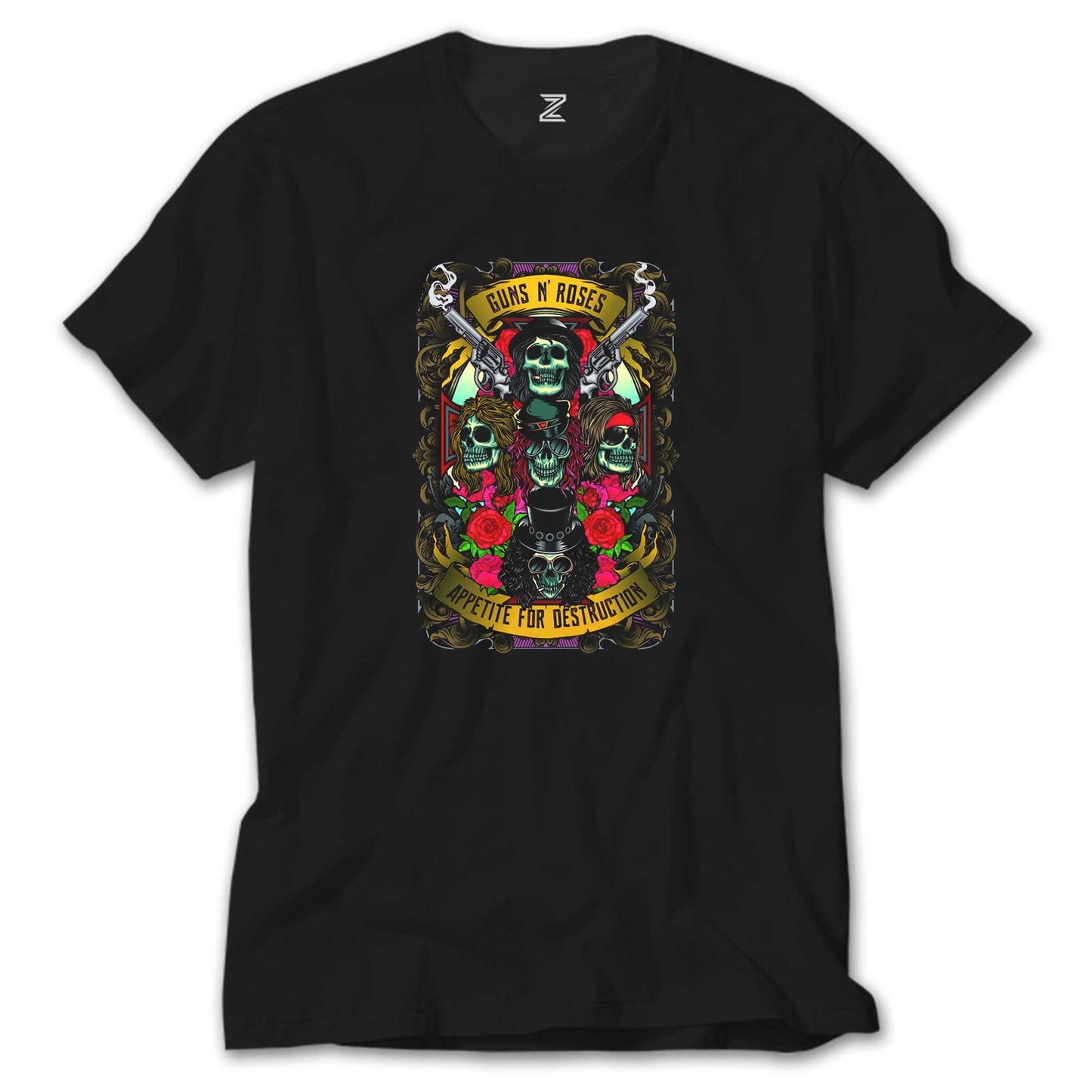 Guns N Roses Appetıte Destruction Siyah Tişört