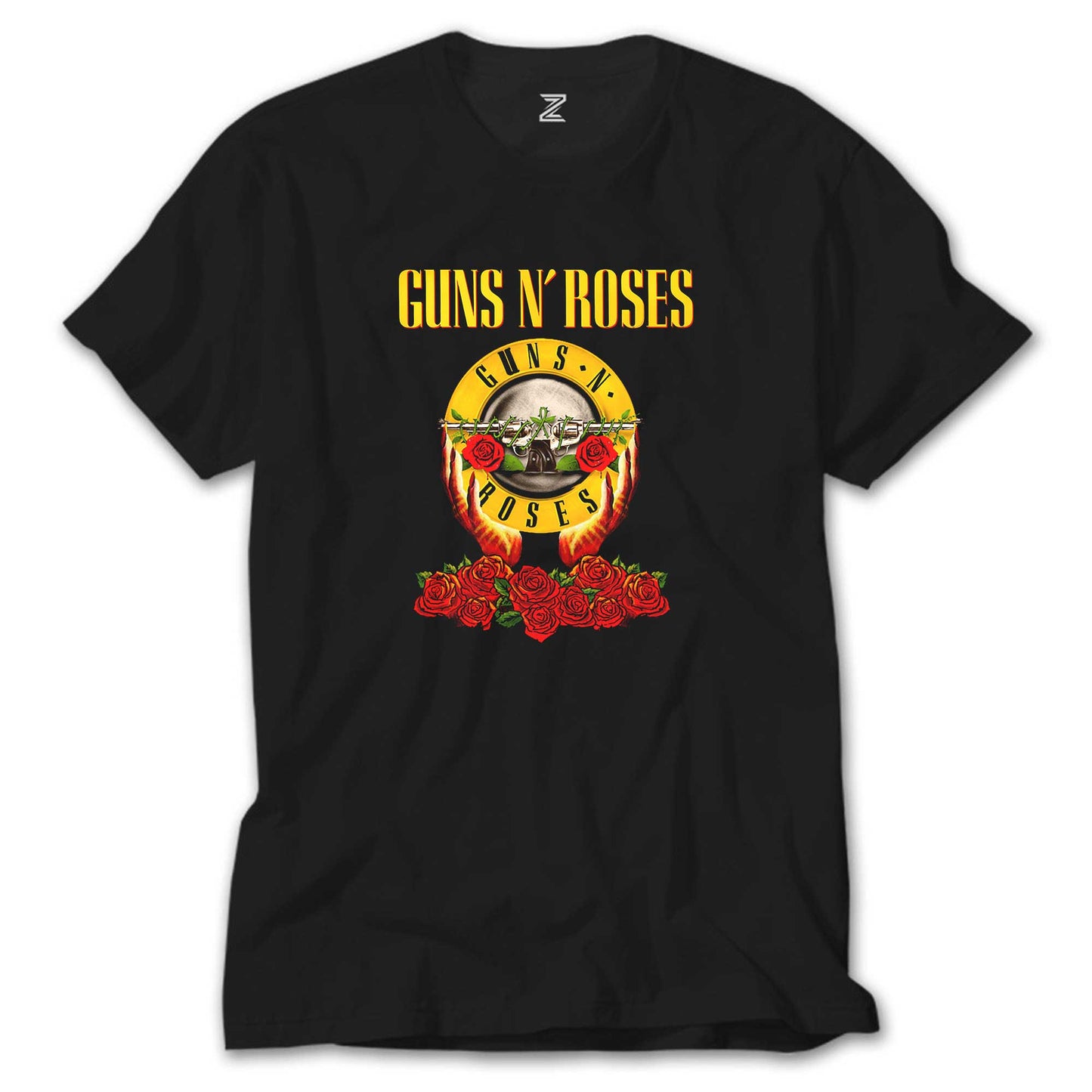 Guns N Roses Hands and Light Siyah Tişört