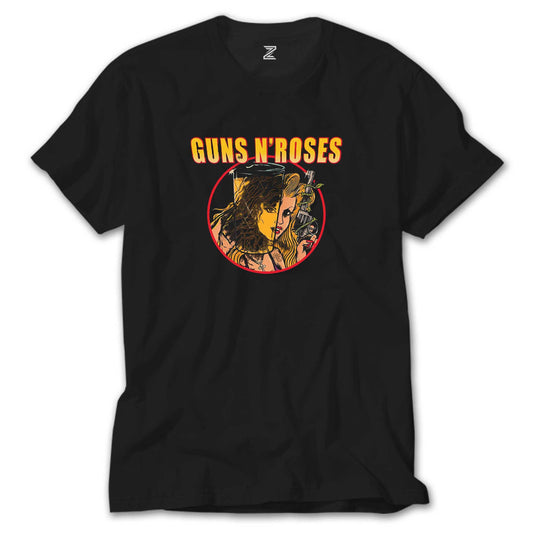 Guns N Roses Woman Siyah Tişört
