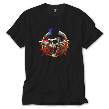 Guns N Roses Mr Skull Siyah Tişört