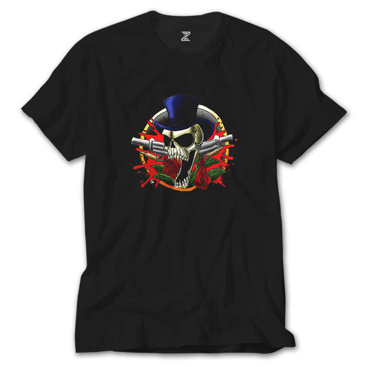Guns N Roses Mr Skull Siyah Tişört