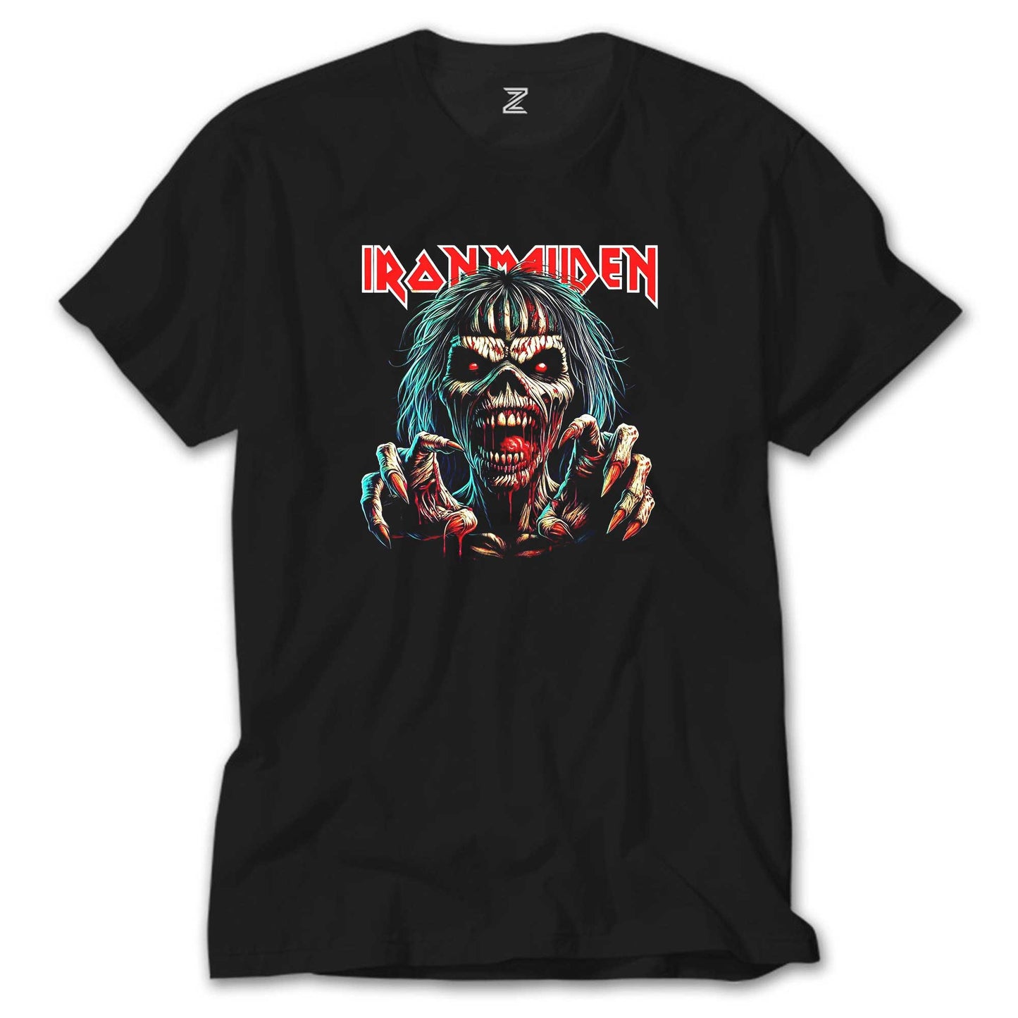 Iron Maiden Zombie Siyah Tişört