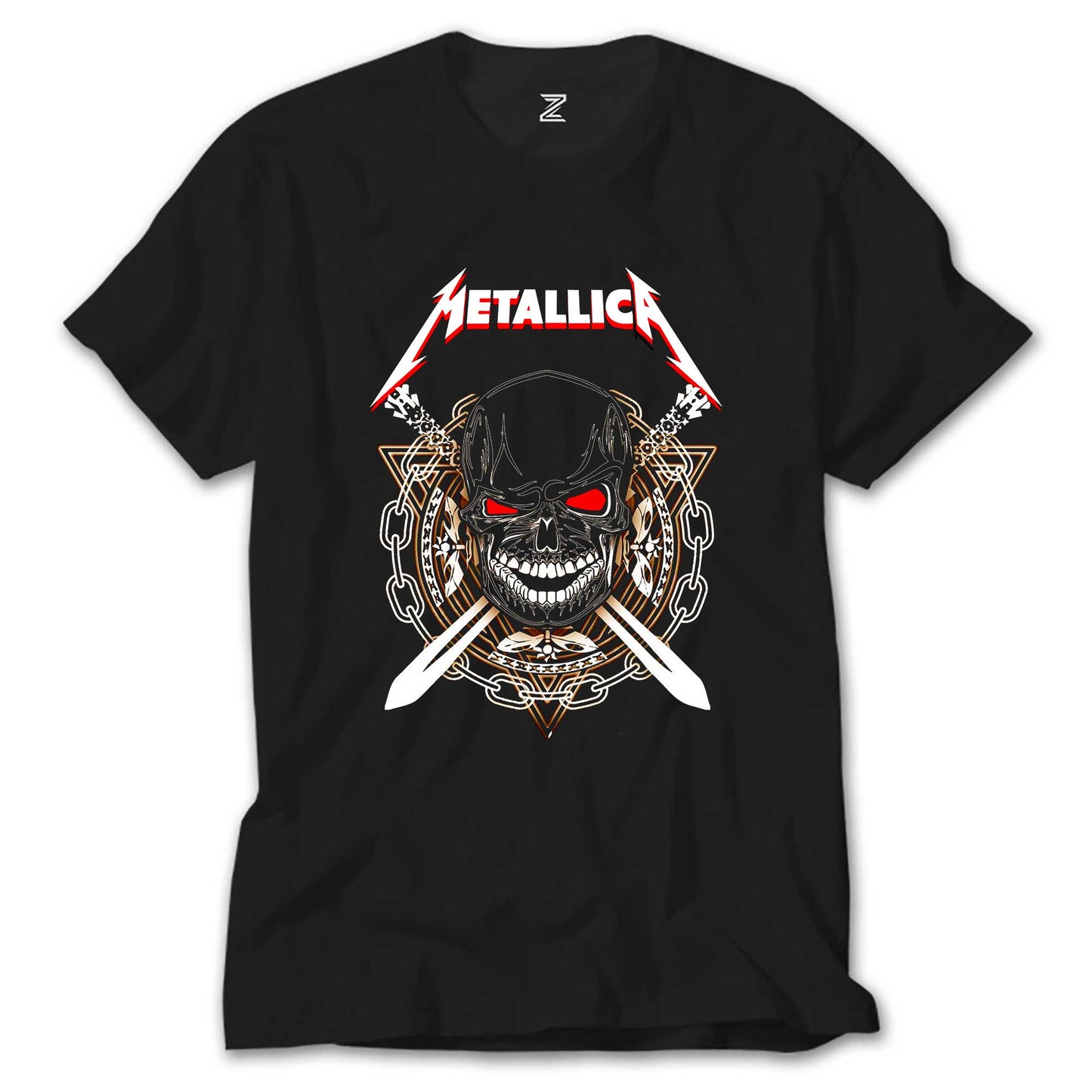 Metallica Warrior Siyah Tişört