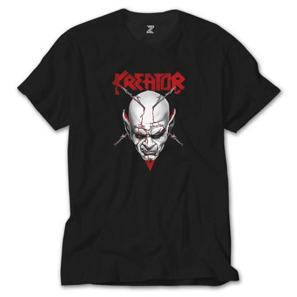 Kreator Siluet Logo Siyah Tişört