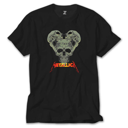 Metallica 3 Dry Heads Siyah Tişört
