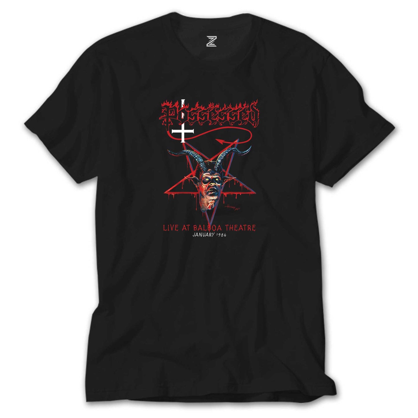 Possessed Sed Live At Balboa Theatre Siyah Tişört