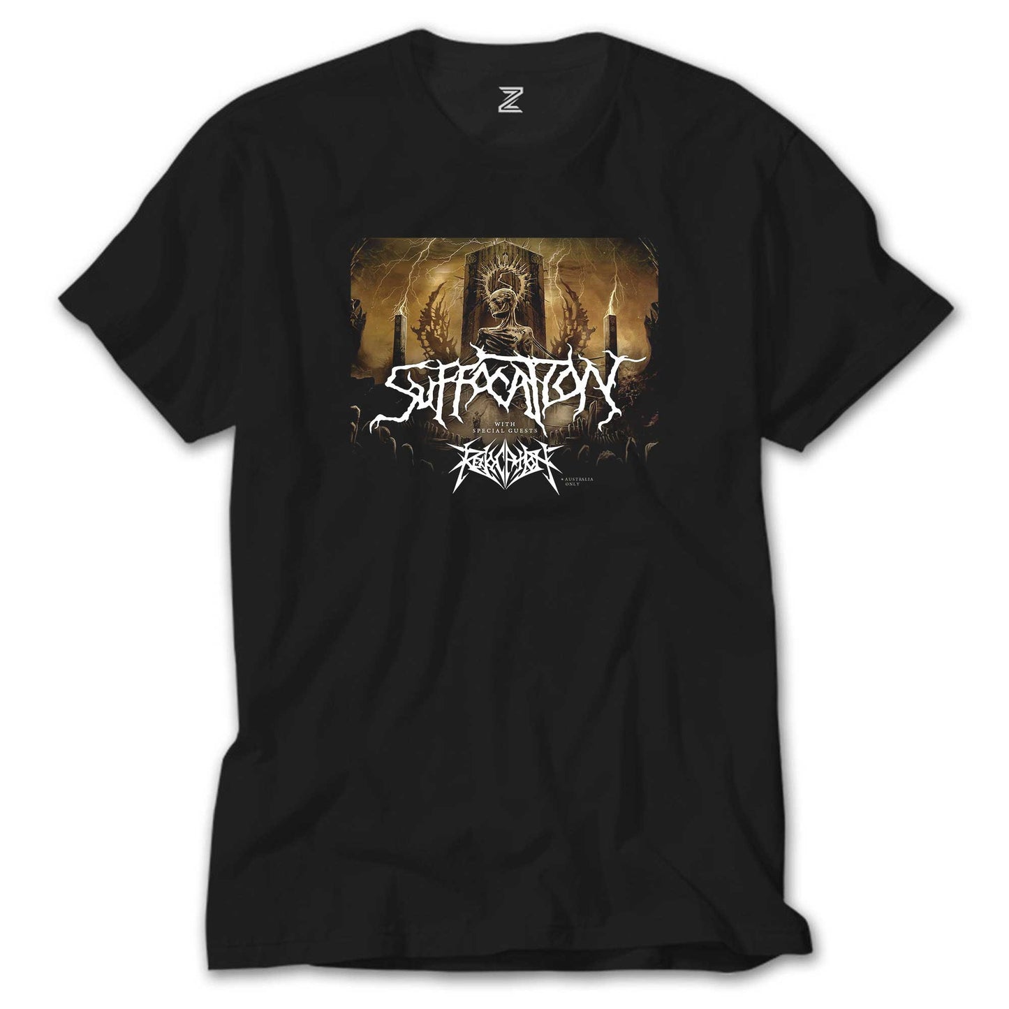 Suffocation With Special Guests Siyah Tişört