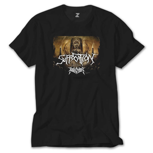Suffocation With Special Guests Siyah Tişört