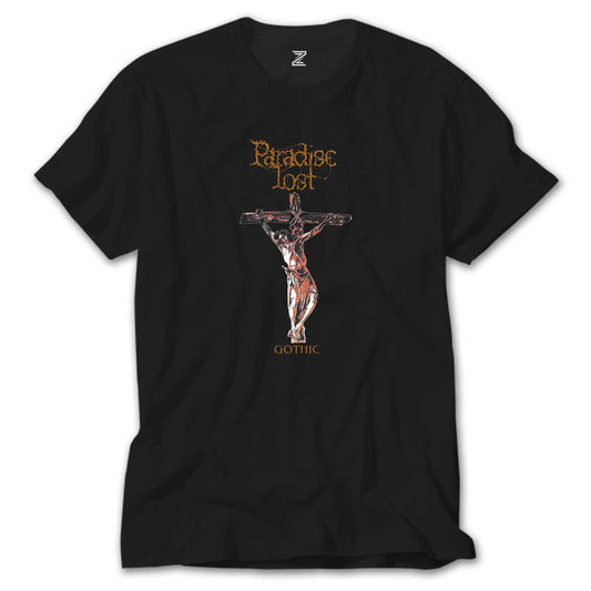 Paradise Lost Gothic Siyah Tişört
