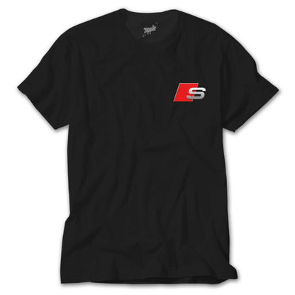 Audi S Line Logo Siyah Tişört