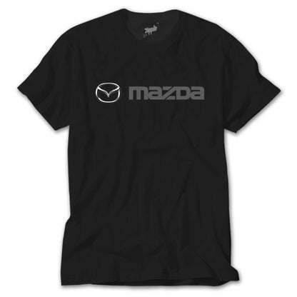 Mazda Text Logo Siyah Tişört