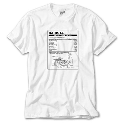 Barista Nutrition Beyaz Tişört