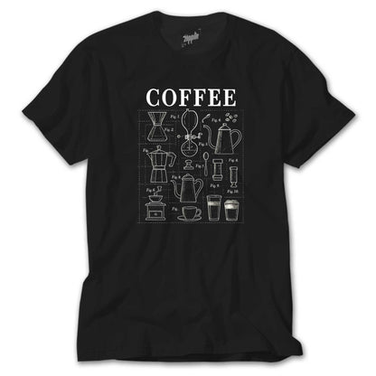 Coffee Siyah Tişört