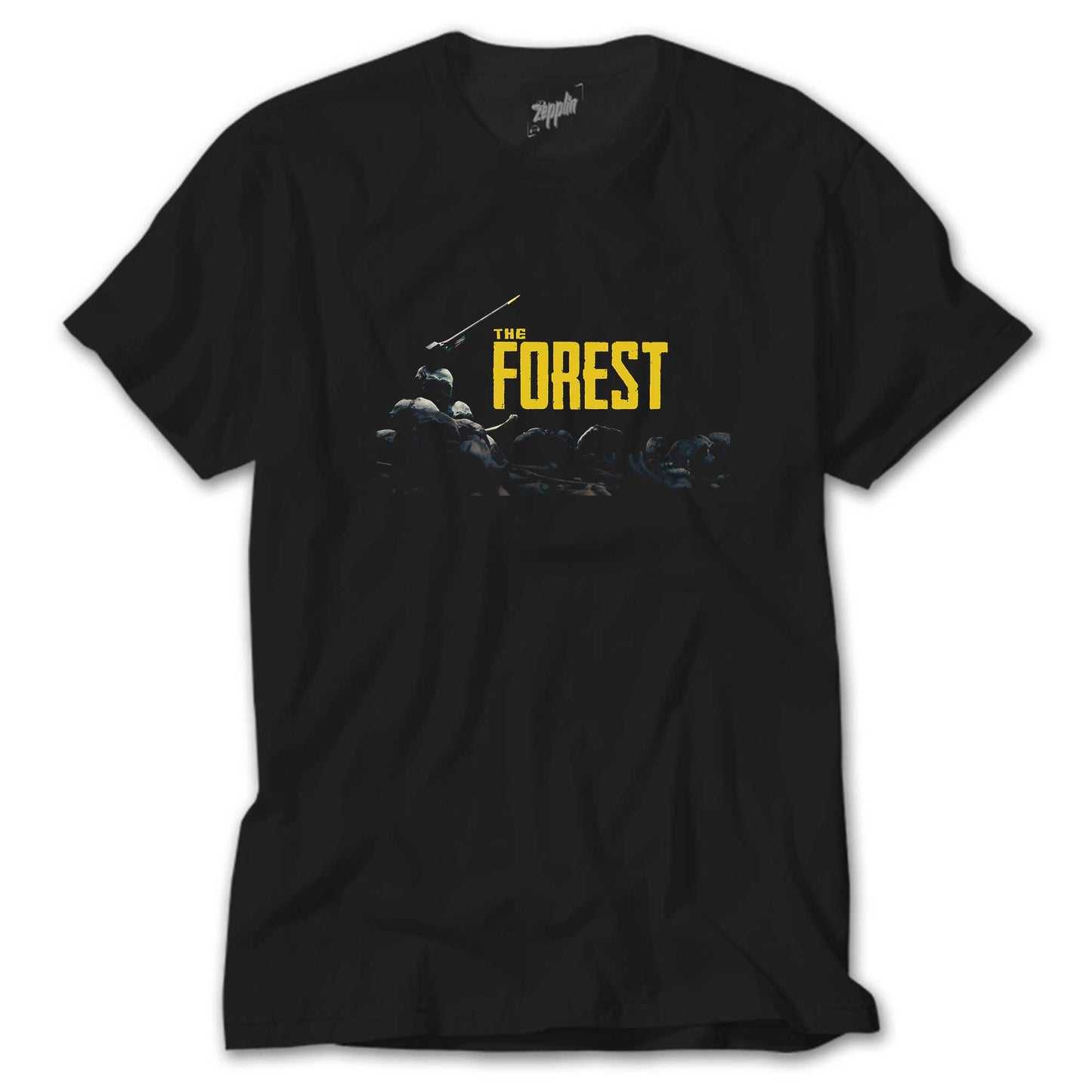 The Forest Skull Siyah Tişört