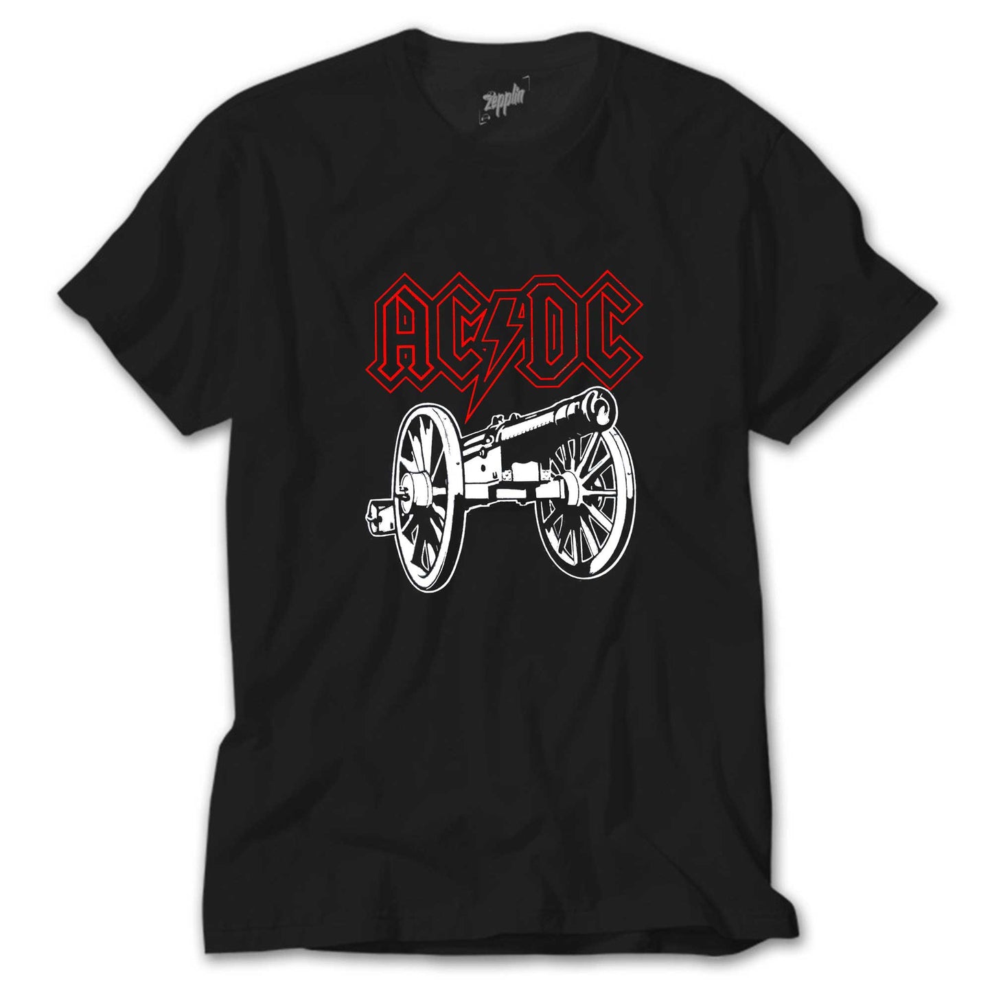 Ac Dc About Rock Cannon Siyah Tişört