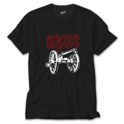 Ac Dc About Rock Cannon Siyah Tişört