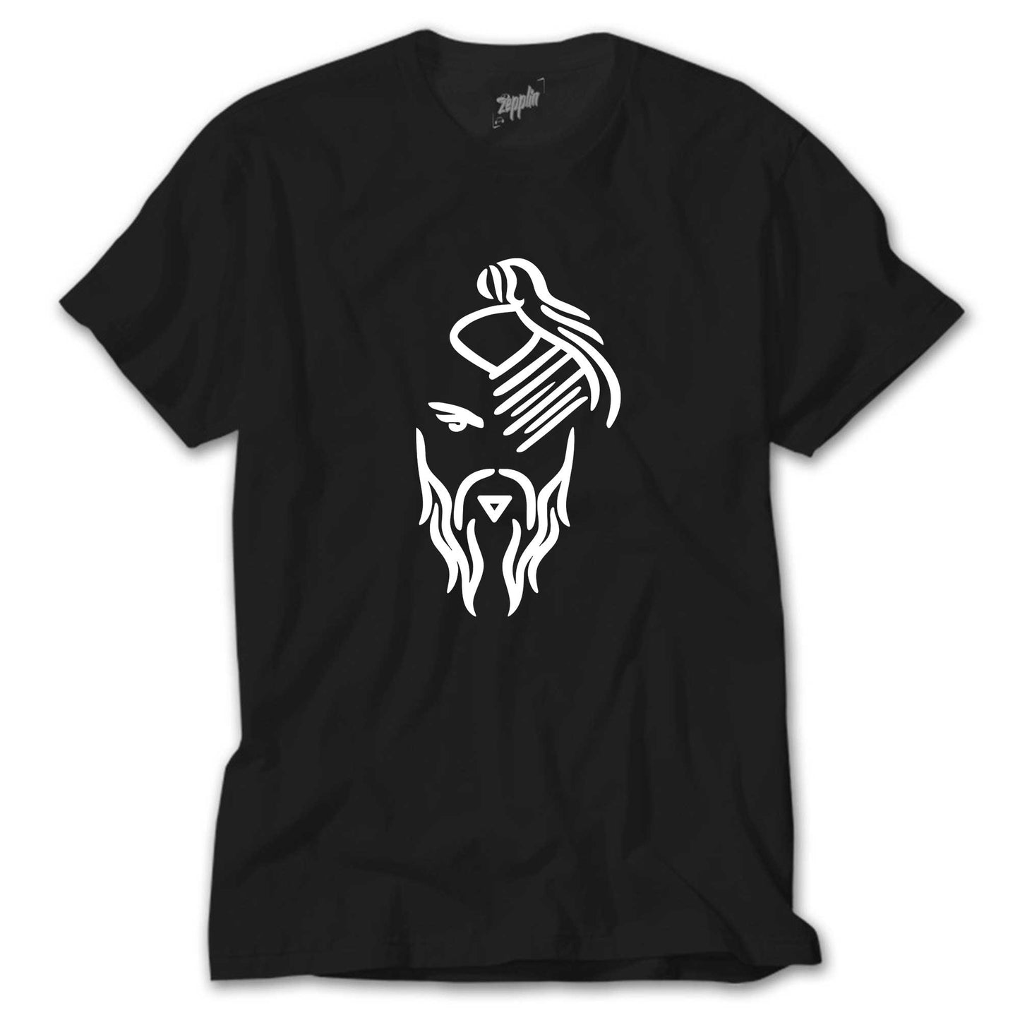 Hayko Cepkin Yeni Logo White Siyah Tişört