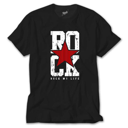 Rock My Life Siyah Tişört