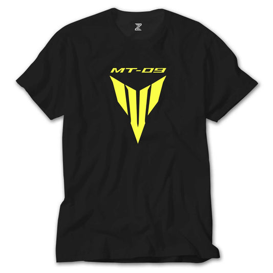 Yamaha MT 09 Logo Text Siyah Tişört