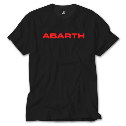 Abarth Text Line Siyah Tişört