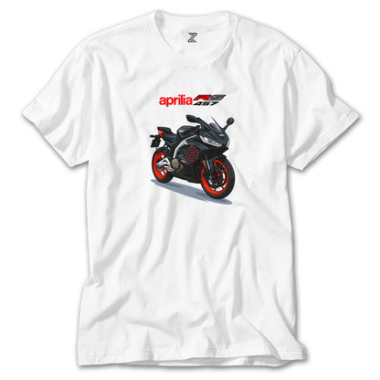Aprilia 457RS Beyaz Tişört