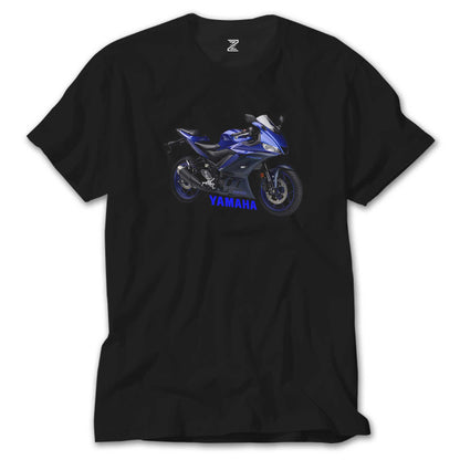 Yamaha R25 And Text Siyah Tişört