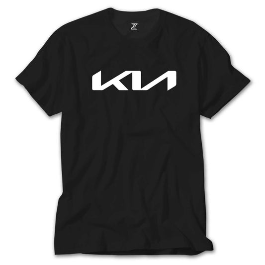 Kia New Logo Siyah Tişört