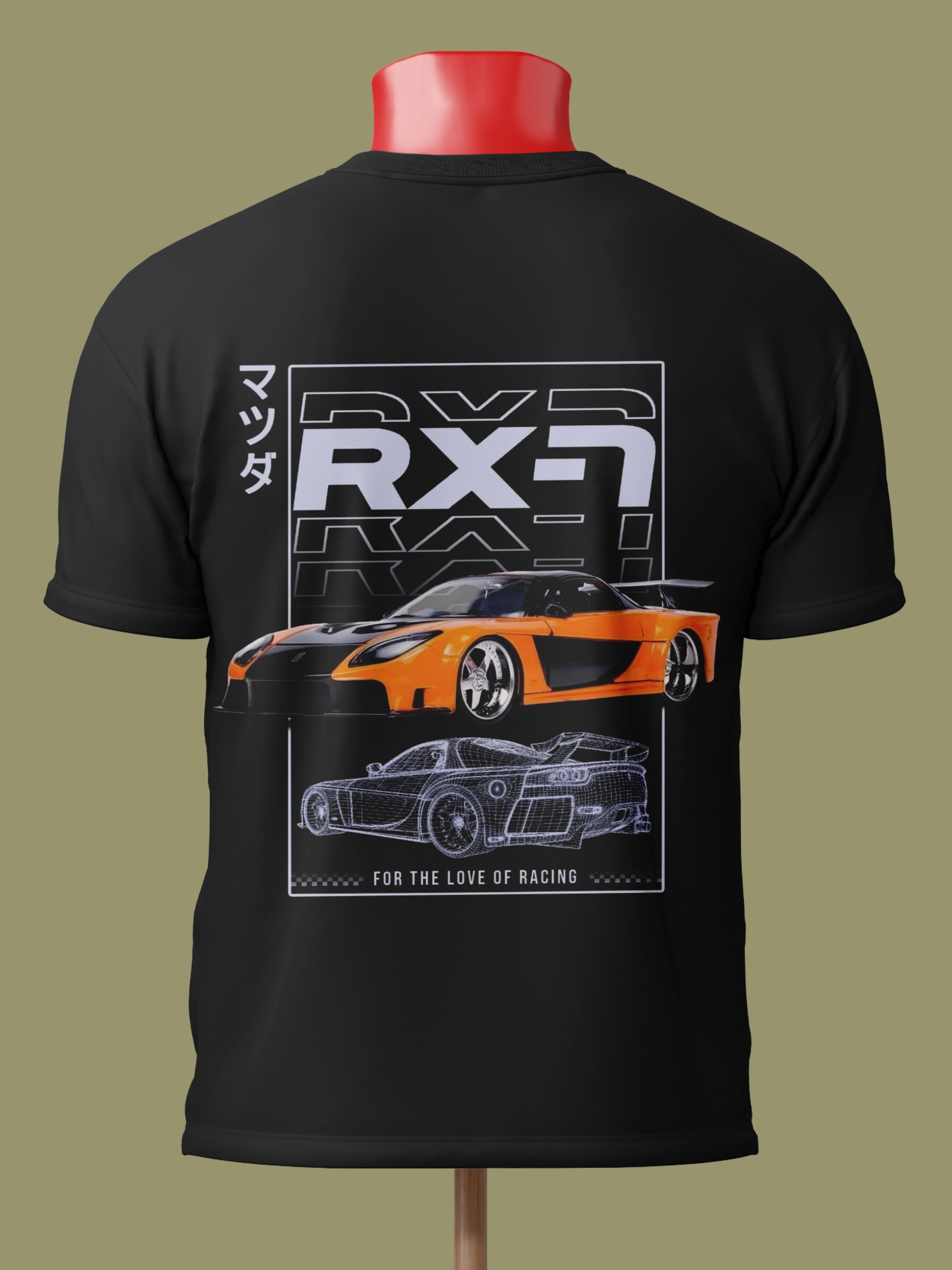 Mazda RX7 Baskılı Tişört